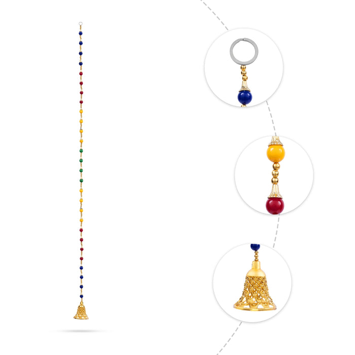 Fancy Toran - 5 Feet | 2 Pcs / Thoranam / Door Hanging / Beads Design Bandanwar / Entrance Decor