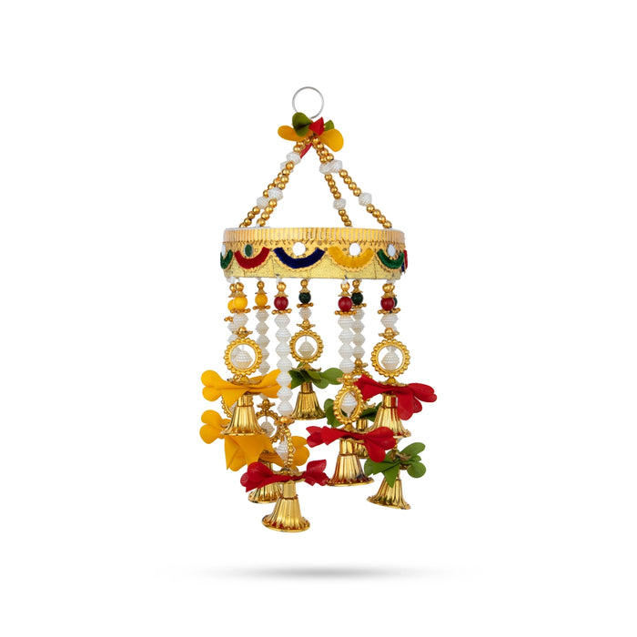 Jhumar - 7 Inches | Decorative Wall Hanging / Elegant Home Decor for Festivals & Special Occasions