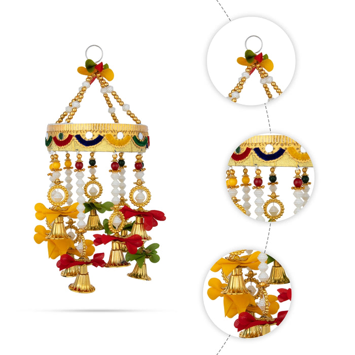 Jhumar - 7 Inches | Decorative Wall Hanging / Elegant Home Decor for Festivals & Special Occasions