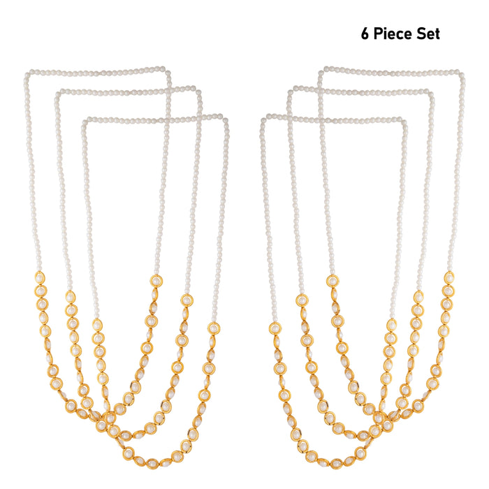 Swagatam Mala - 18 Inches | 6 Pcs/ Welcome Mala/ Swagat Mala/ Elegant Garland for Honoring VIP Guest