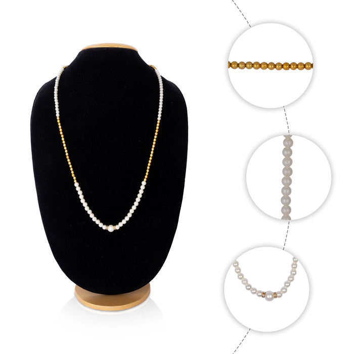 Swagat Mala - 17 Inches | 6 pcs/ Swagatam Mala/ Pearl Mala for Welcoming Guest