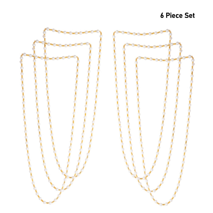 Swagat Mala - 17 Inches | 6 Pcs/ Welcome Mala/ Garland for Wedding & Barati Guest