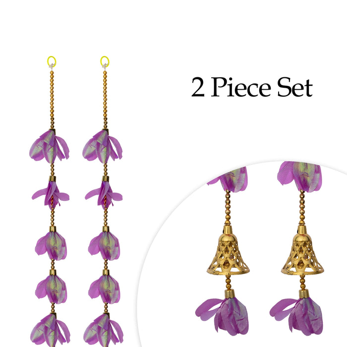 Side Toran - 5 Feet | 2 Pcs / Stylish Floral Hanging / Traditional Bandhawar for Home Decor