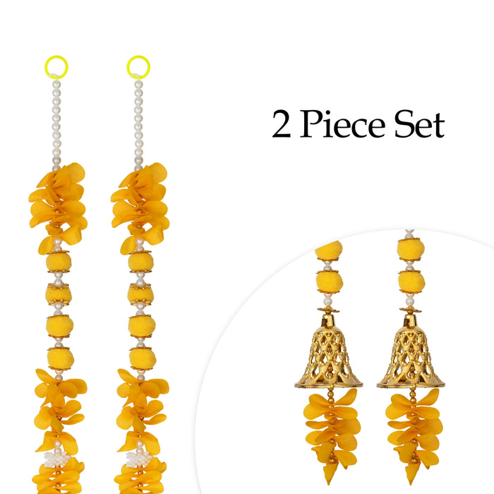 Fancy Toran - 5 Feet | 2 Pcs / Flower Thoran/ Bandanwar/ Door Hanging Toran For Home Entrance