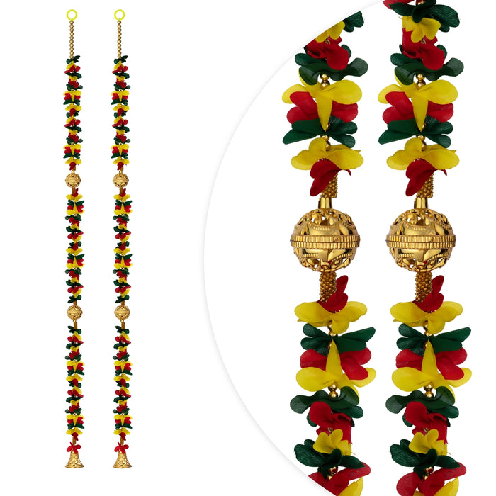 Fancy Thoran - 4 Feet | 2 Pcs/ Decorative Bandhawar/ Hanging for Entrance & Festival Decoration