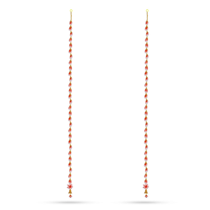Fancy Ladi - 5 Feet | 2 Pcs / Decorative Thoranam/ Door Hanging Toran/ Side Bandhawar for Home Decor