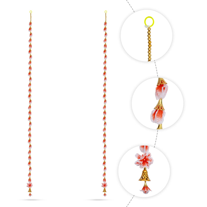 Fancy Ladi - 5 Feet | 2 Pcs / Decorative Thoranam/ Door Hanging Toran/ Side Bandhawar for Home Decor