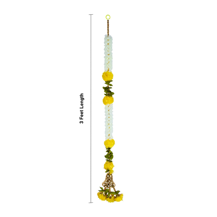 Fancy Toran - 3 Feet | 2 Pcs / Flower Thoranam / Bandanwar / Door Hanging for Entrance Decor