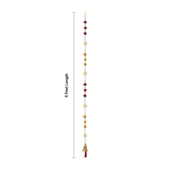 Fancy Toran - 5 Feet | 2 Pcs / Thoranam / Decorative Bandanwar / Door Hanging