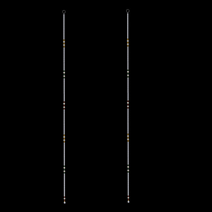 Side Toran - 5 Feet| 2 Pcs / Beads Design Thoran/ Artificial Toran for Wall Hanging