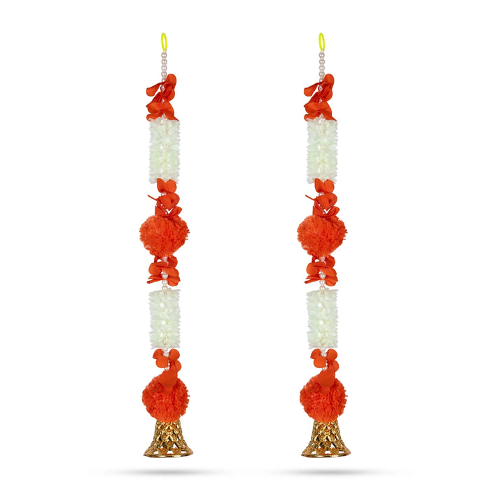 Side Toran - 1 Feet | 2 Pcs/ Side Thoran/ Bandhawar / Artificial Toran for Wall Decor