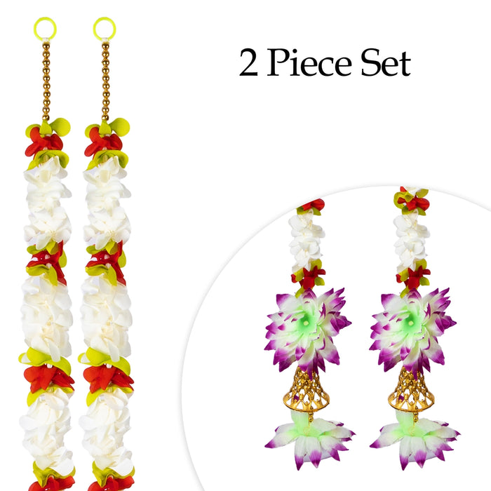Side Toran - 5 Feet | 2 Pcs / Thoranam / Bandanwar / Floral Door Hanging