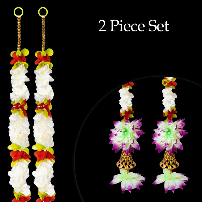 Side Toran - 5 Feet | 2 Pcs / Thoranam / Bandanwar / Floral Door Hanging