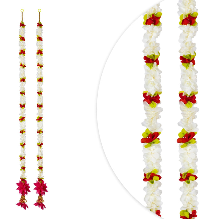 Side Toran - 5 Feet | 2 Pcs / Thoranam / Bandanwar / Floral Door Hanging