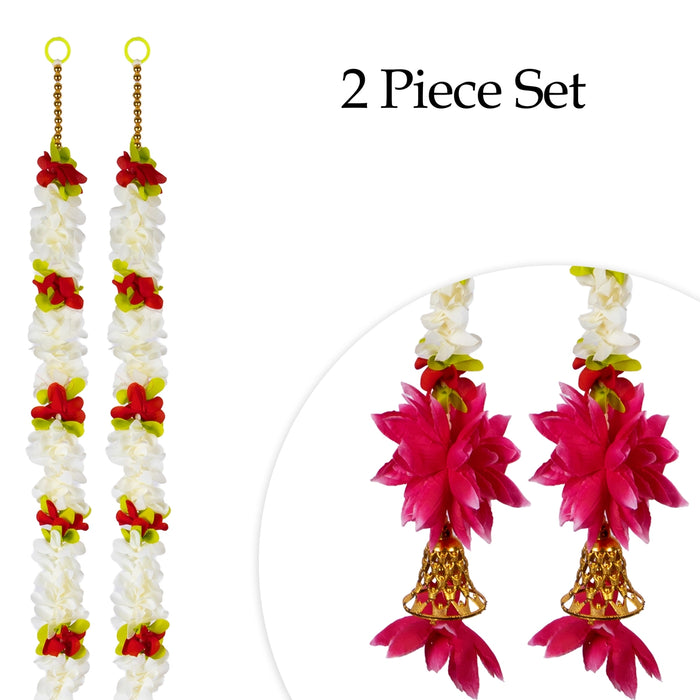 Side Toran - 5 Feet | 2 Pcs / Thoranam / Bandanwar / Floral Door Hanging