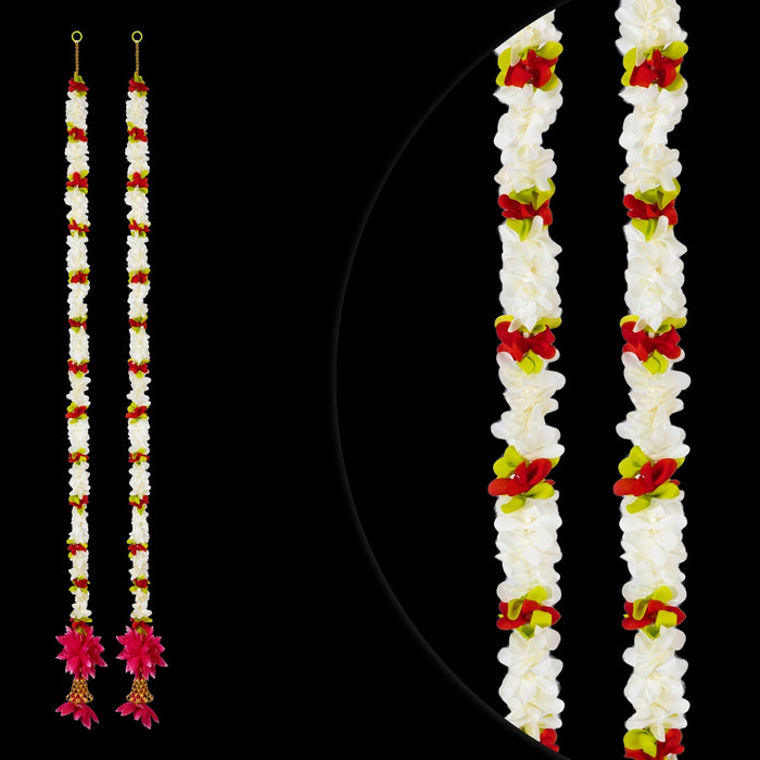 Side Toran - 5 Feet | 2 Pcs / Thoranam / Bandanwar / Floral Door Hanging