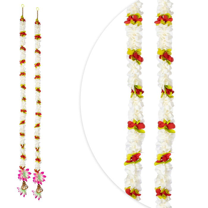 Side Toran - 5 Feet | 2 Pcs / Thoranam / Bandanwar / Floral Door Hanging