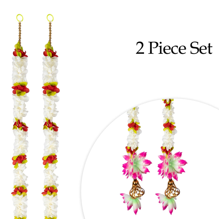 Side Toran - 5 Feet | 2 Pcs / Thoranam / Bandanwar / Floral Door Hanging