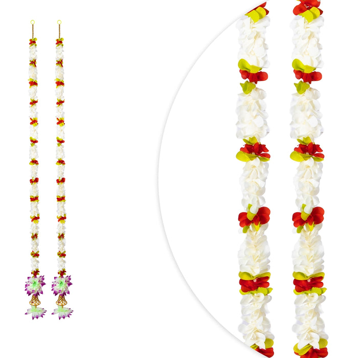 Side Toran - 5 Feet | 2 Pcs / Thoranam / Bandanwar / Floral Door Hanging