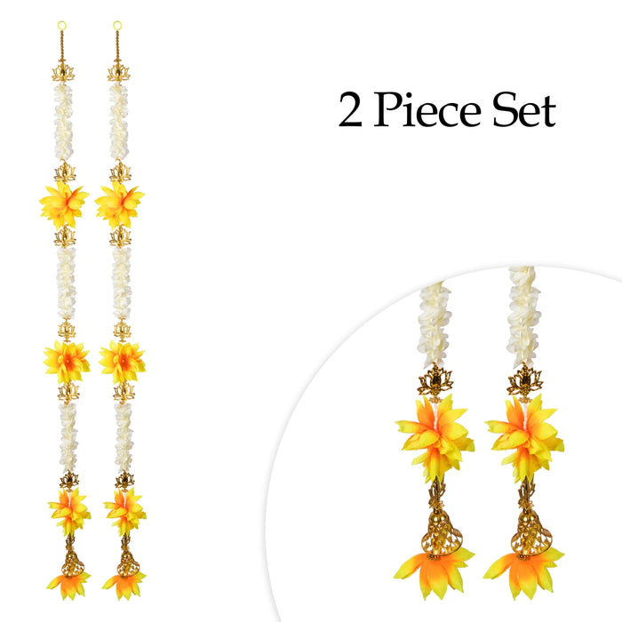 Fancy Toran - 5 Feet | 2 Pcs / Thoranam / Bandhawar / Decorative Ladi Door Hanging