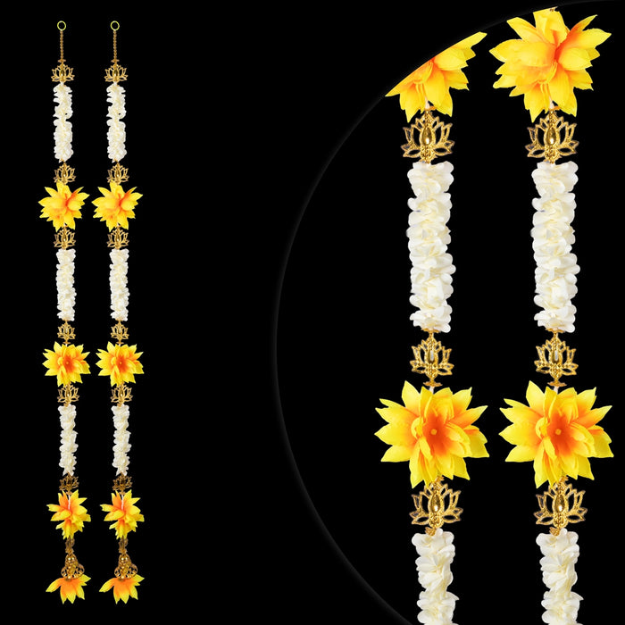 Fancy Toran - 5 Feet | 2 Pcs / Thoranam / Bandhawar / Decorative Ladi Door Hanging