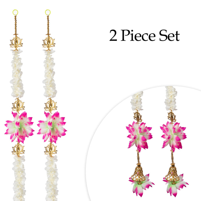 Fancy Toran - 5 Feet | 2 Pcs / Thoranam / Bandhawar / Decorative Ladi Door Hanging