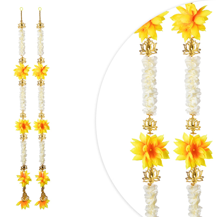 Fancy Toran - 5 Feet | 2 Pcs / Thoranam / Bandhawar / Decorative Ladi Door Hanging