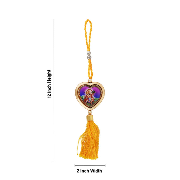 Car Hanging - 12 x 2 Inches | Car Decoration / Deity Picture Car Hanger For Protection