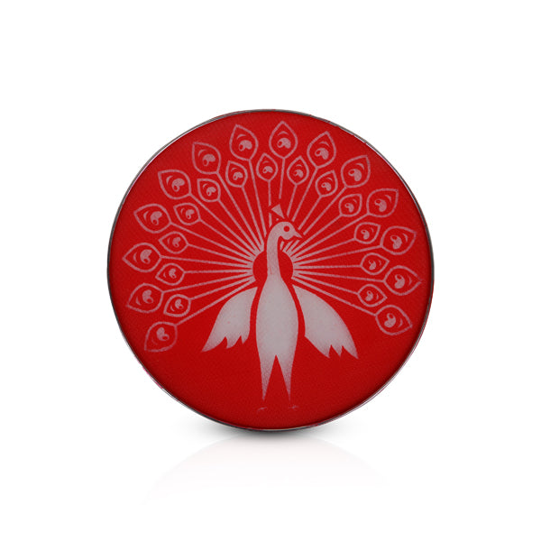 Rangoli Stencil Pair - 8 Inches | 2 Pcs/ Kolam Stencil/ Muggulu Stencil/ Rangoli Jali for Floor