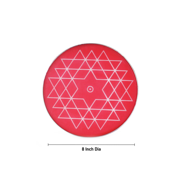 Rangoli Stensil - 8 Inches | Aishwaryam Design Kolam Stencil/ Rangoli Jali/ Rangoli Stencils for Floor