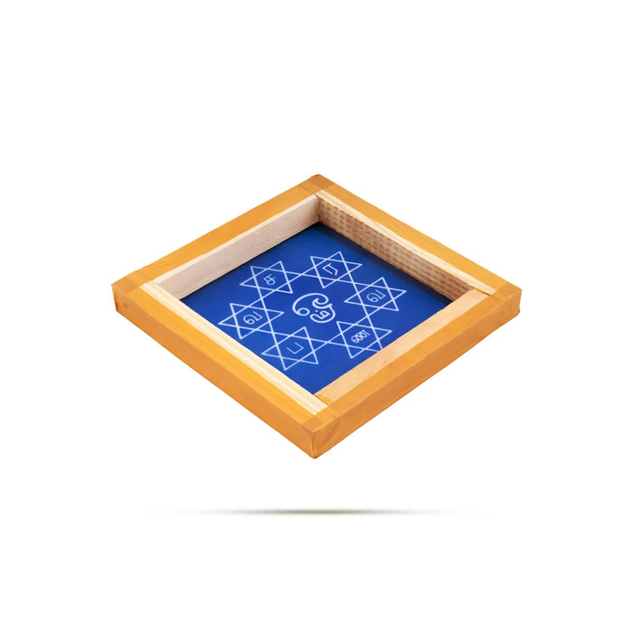 Rangoli Stencil - 5 X 5 Inches | Saravana Bhava Design / Reusable Kolam Stencil For Floor