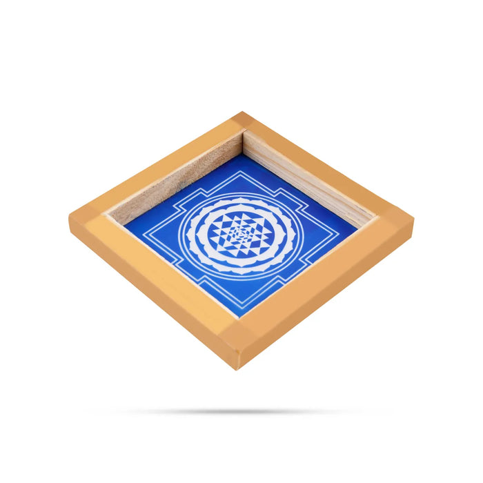 Rangoli Stencil - 5 X 5 Inches | Sri Chakram Design / Sacred Kolam Design/ Reusable Floor Rangoli Stencil