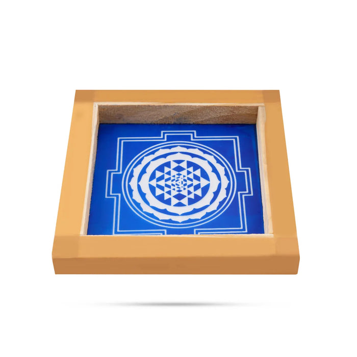 Rangoli Stencil - 5 X 5 Inches | Sri Chakram Design / Sacred Kolam Design/ Reusable Floor Rangoli Stencil