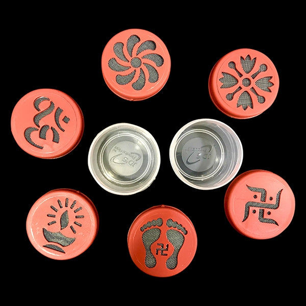 Rangoli Stamp Set | 2 Pcs/ Reusable Stencils/ Plastic Reusable Floor Stencils for Rangoli