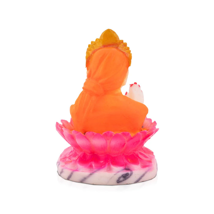 Saibaba Statue - 4 x 2.5 Inches | Marble Dust Statue/ Sai Baba Murti/ Sai Baba Statue for Home