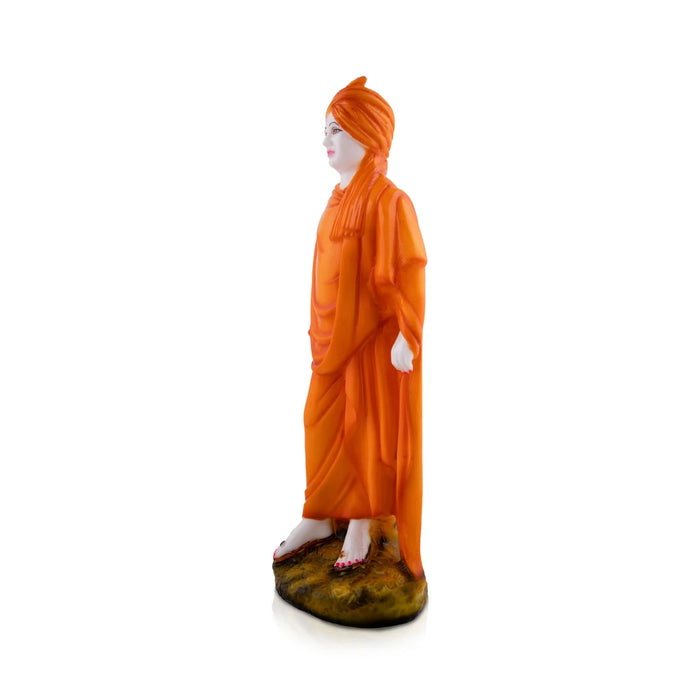 Vivekananda Statue - 17 x 6 Inches | Swami Vivekananda Murti/ Marble Dust Statue for Pooja