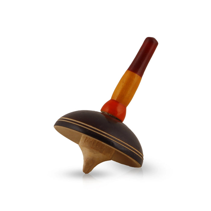 Hand Spinning Top Toy - 2.5 Inches | Wooden Toy/ Umbrella Design Toy for Kids