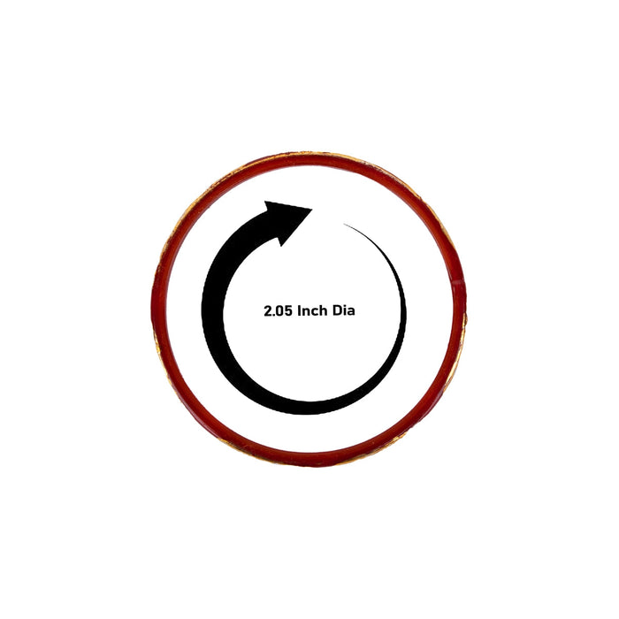 Glass Bangles - 2.05 Inches | 2 Dozen/ Glass Chudi/ Glass Lahthi for Women