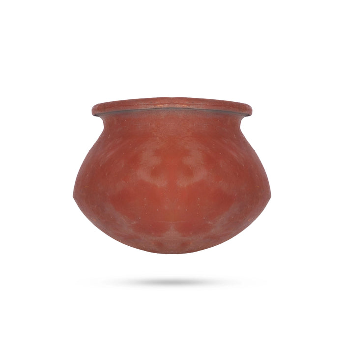 Clay Pot - 6.5 x 7.5 Inches | Man paanai/ Mud Pot For All Religious Rituals