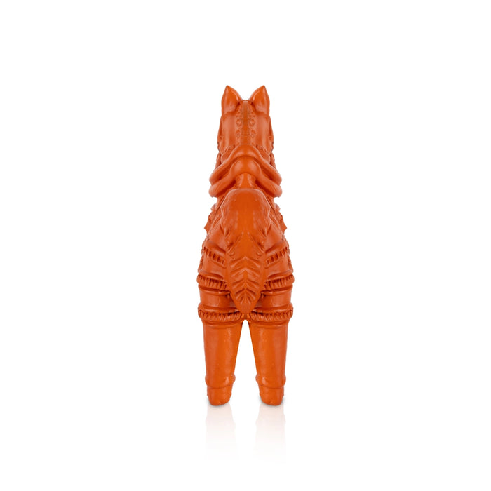 Horse Statue - 4.25 x 3.5 Inches | Horse Figurine/ Terracotta Clay Horse Sculpture