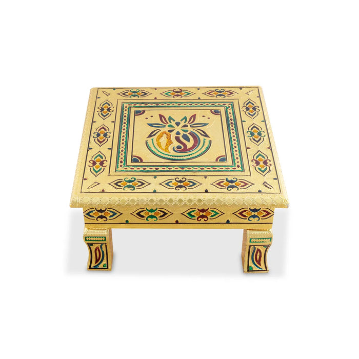 Pooja Mandir Set-26 Inches | Suvarna Makhar Design Paper Mandir/Eco Friendly Puja Mandapam for Ganpati Decoration