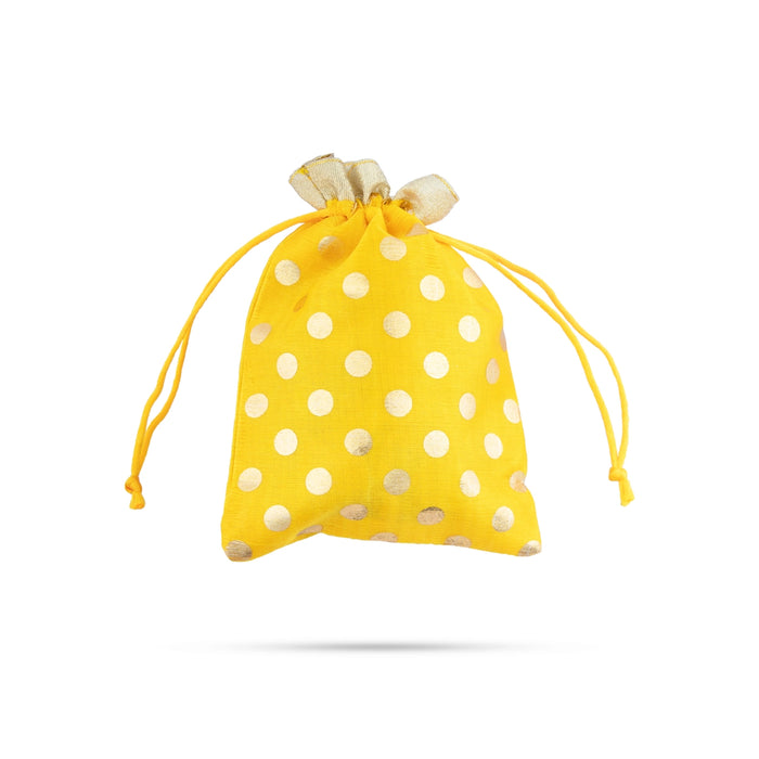 Thamboolam Gift Bag Set - 7 x 5 Inches | 5 Pcs/ Reusable Gift Bag / Tambulam Carry Bag for Weddings