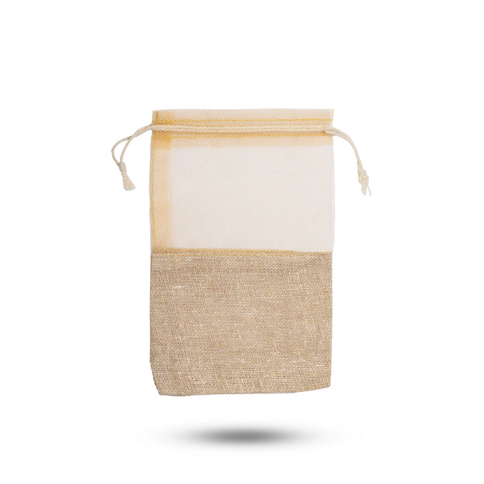 Thamboolam Bag Set - 7 x 5 Inches | 5 Pcs/ Potli Bag/ Jute Bag/ Tambula Bag for Wedding Return Gifts