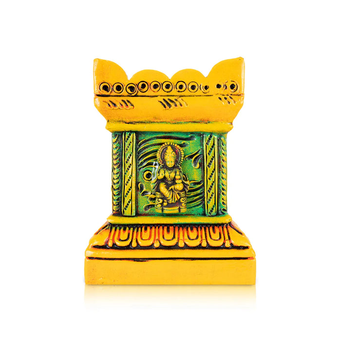 Thulasi Maadam - 6 Inches | Tulasi Vrindavan/ Terracotta Clay Tulasi Maadam for Home