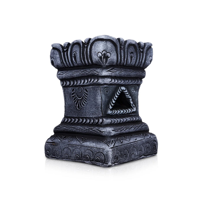 Tulasi Maadam - 7 x 5 Inches | Terracotta Clay Tulsi Brindavan for Home Decor