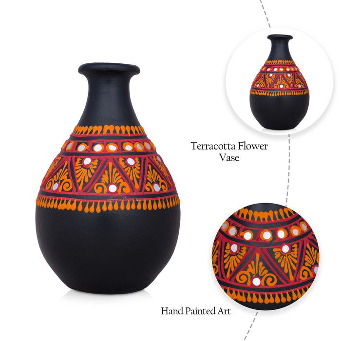Uruli - 6 x 3.5 Inches | Terracotta Clay Urli/ Flower Pot for Home Decor