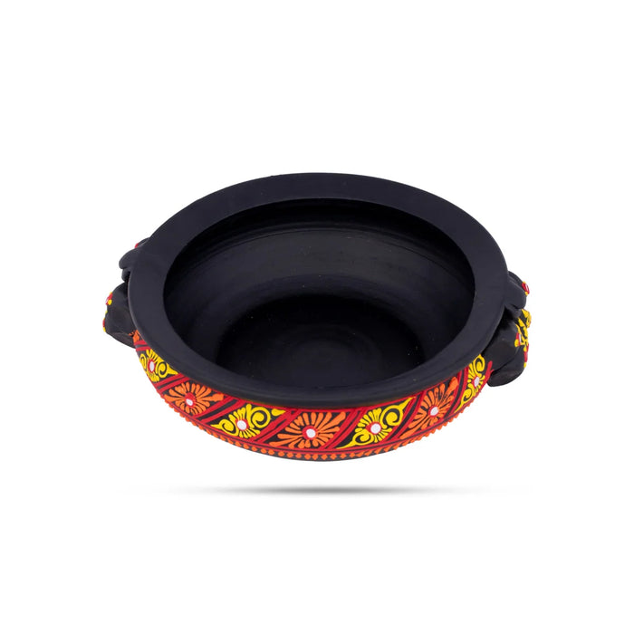 Terracotta Uruli - 3 x 7.5 Inches | Clay Urli/ Flower Pot for Home Decor