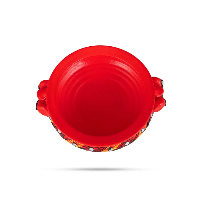 Terracotta Uruli - 2 x 4.5 Inches | Clay Flower Pot/Decorative Urli/Traditional Bowl for Festive Décor