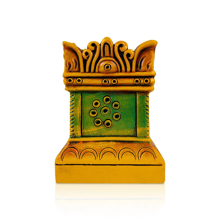 Tulasi Maadam Terracotta Golu Bommai - 9 x 7 Inches | Giri Golu Doll/ Navaratri Gombe/ Navratri Decor
