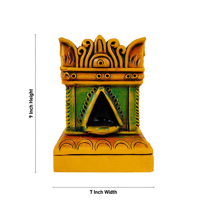 Tulasi Maadam Terracotta Golu Bommai - 9 x 7 Inches | Giri Golu Doll/ Navaratri Gombe/ Navratri Decor